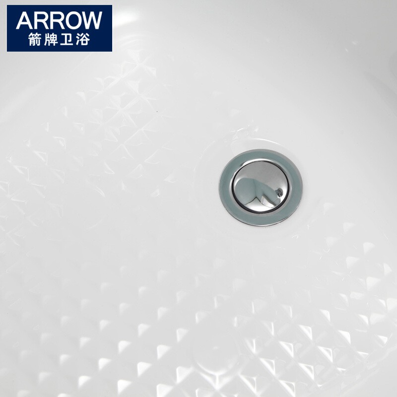 ARROW箭牌浴缸亚克力五件套防滑浴缸家用气泡按摩浴缸1.4/1.5/1.6/1.7米成人双裙浴池 1.5米普通空缸  右裙 覆盖地区送货安装