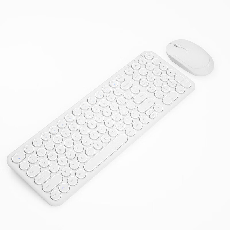 航世（BOW）HW098SD-2 无线键盘鼠标套装 无线键鼠 静音超薄便携键鼠套装 办公家用键盘鼠标 白色 自营