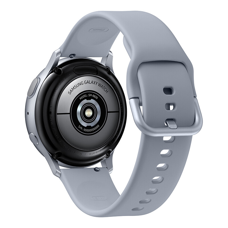 SAMSUNG Galaxy Watch Active2 三星手表 智能运动户外手表 蓝牙通话/运动监测/触控表圈 40mm铝制 云雾银