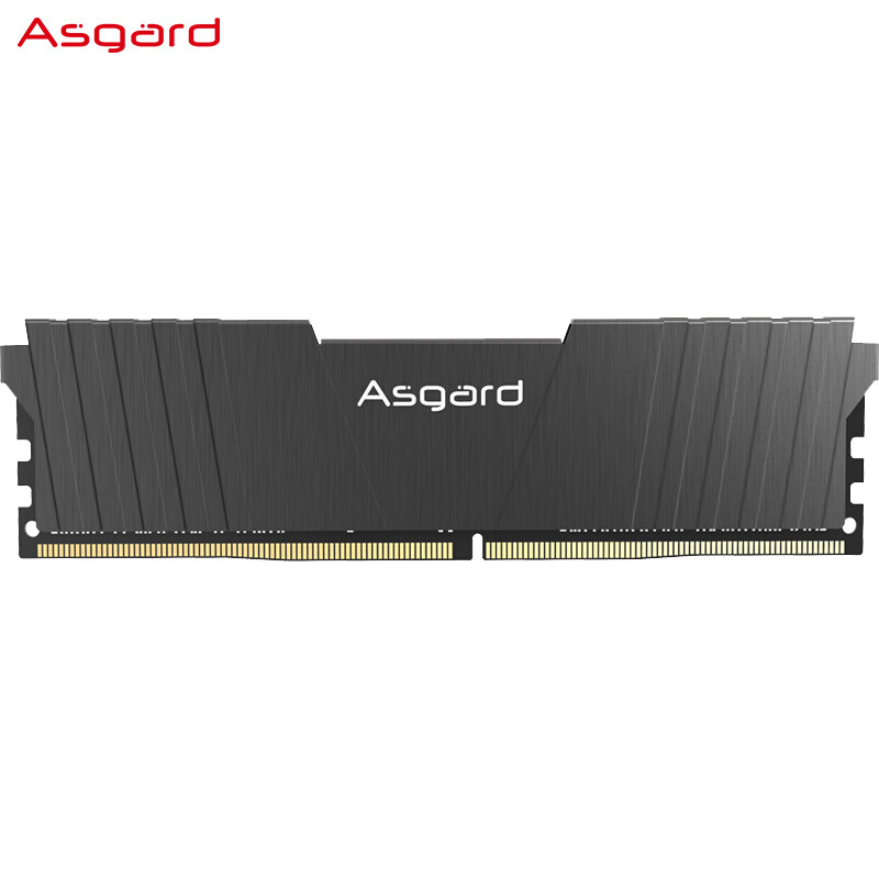 阿斯加特（Asgard）16GB 2666频率 DDR4 台式机内存条 洛极51℃灰-游戏利器/电竞超频/T2