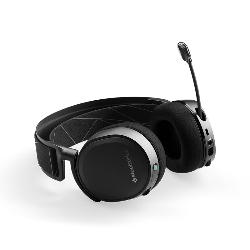 赛睿 (SteelSeries) Arctis 寒冰7 Wireless 2.4G无线传输耳机耳麦 有线耳机 游戏耳机头戴式 黑色