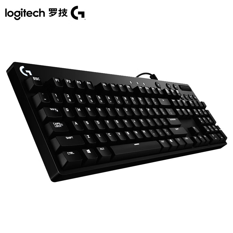 罗技（G）G610机械键盘有线游戏电竞Cherry樱桃轴吃鸡英雄联盟全尺寸键鼠套装 G610红轴