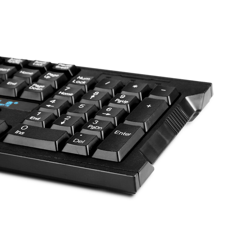 吉选（GESOBYTE）WKM138 无线办公键鼠套装  电脑笔记本台式机键盘 带键盘指示灯 黑色
