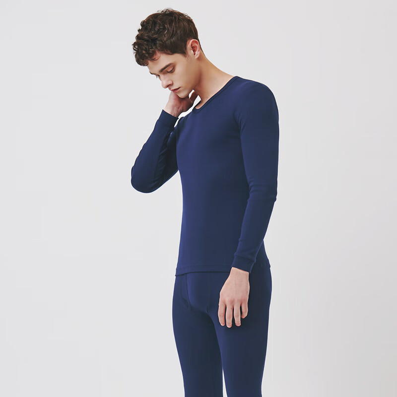 三枪秋衣秋裤男 纯棉基础情侣轻薄全棉透气棉毛衫裤保暖内衣男女套装