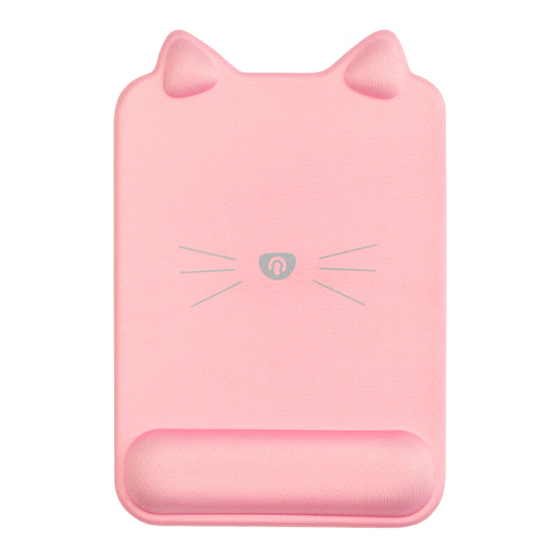 镭拓（Rantopad）TOTO猫耳朵 硅胶手腕托护腕鼠标垫 大号-粉红