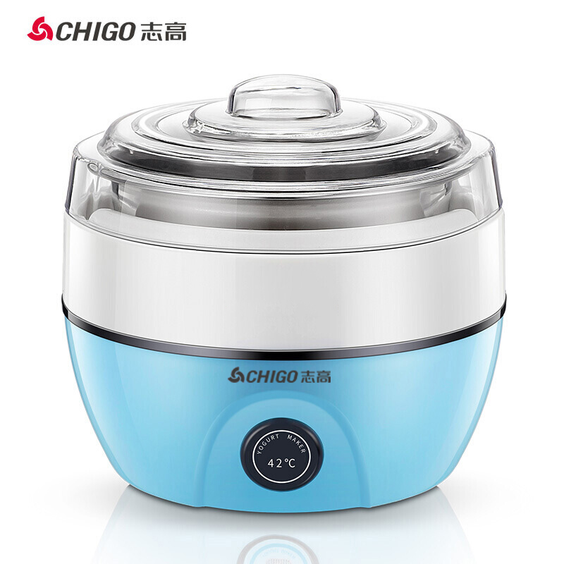 志高（CHIGO）酸奶机家用全自动恒温发酵SNJ218 配304不锈钢内胆
