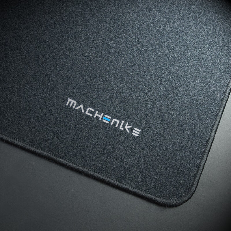 机械师（MACHENIKE）GM-M464速度版大号黑色电竞游戏鼠标垫460*400*4mm锁边加厚桌垫不丢帧