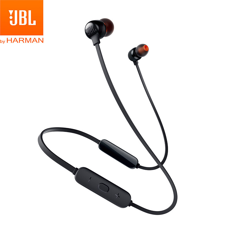 JBL T115BT 入耳式藍(lán)牙無線耳機(jī) 運(yùn)動(dòng)手機(jī)游戲耳機(jī) 蘋果安卓手機(jī)耳機(jī) 金屬鈦振膜 跑步磁吸式帶麥 黑色