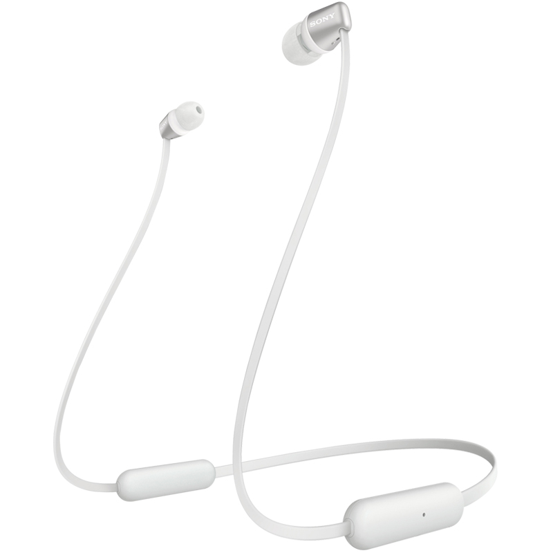 索尼（SONY）WI-C310 无线入耳式立体声耳机 手机耳机 颈挂线控 白色