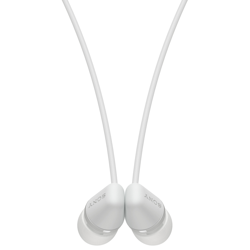索尼（SONY）WI-C200 无线入耳式立体声耳机 手机耳机 颈挂线控 白色
