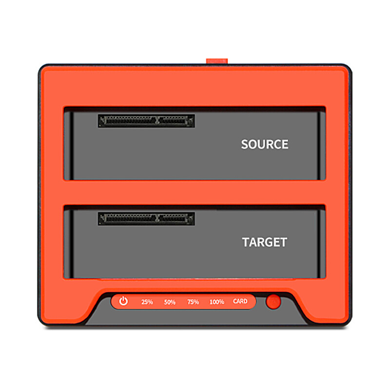 e磊 3.0硬盘盒底座双串口SATA硬盘盒2.5/3.5英寸笔记本台式通用 一键脱机拷贝EL-H5