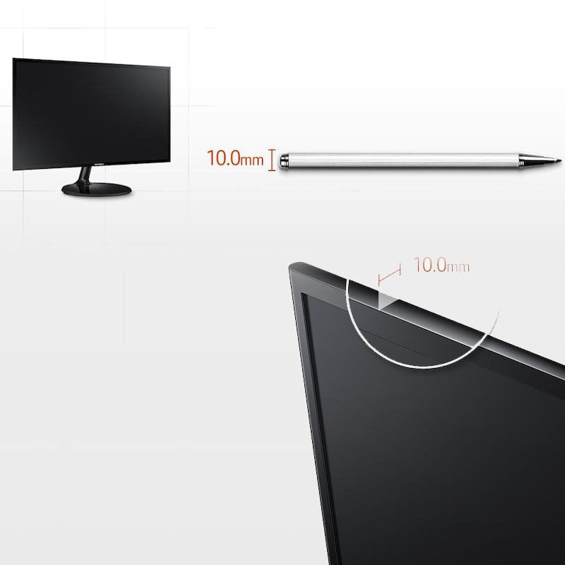 三星（SAMSUNG）21.5英寸台式显示器全高清液晶办公电脑屏幕 22可壁挂 HDMI+VGA接口