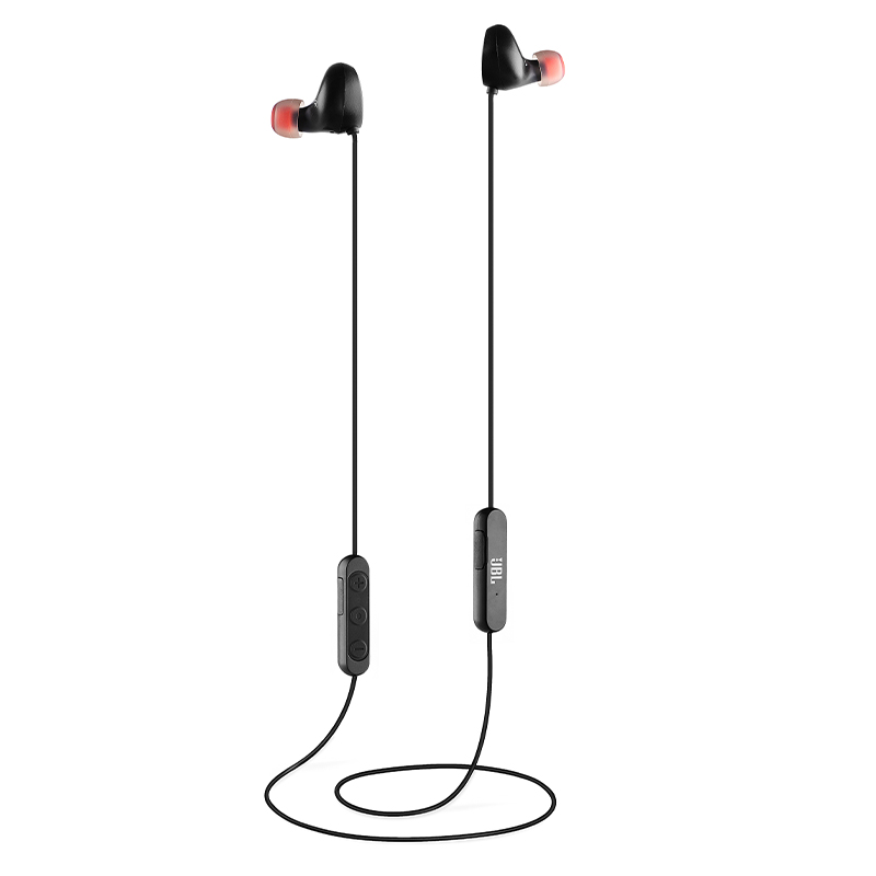 JBL C125BT无线蓝牙耳机 入耳式运动耳机 磁吸颈挂式 苹果华为小米通用耳机 幻夜黑