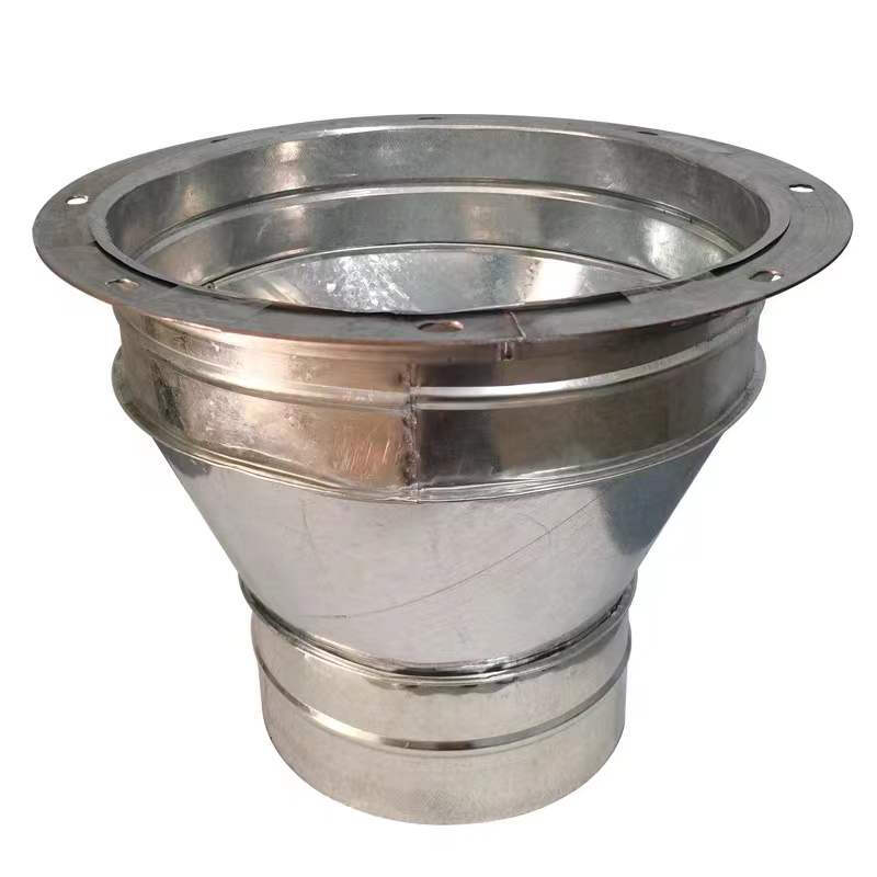 油烟净化器方变圆变径器 白铁皮大小头软管排烟管变径接头抽油烟机