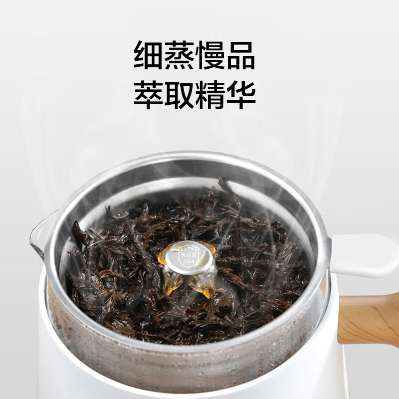 生活元素（LIFE ELEMENT）养生壶 0.8L加厚高硼硅玻璃全自动多功能煮茶器I38 600W