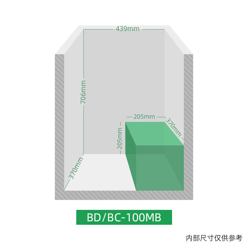 容声(Ronshen) 100升冷藏冷冻转换冰柜 小型迷你家用冷柜 一级能效顶开门BD/BC-100MB 单温母婴母乳冰箱