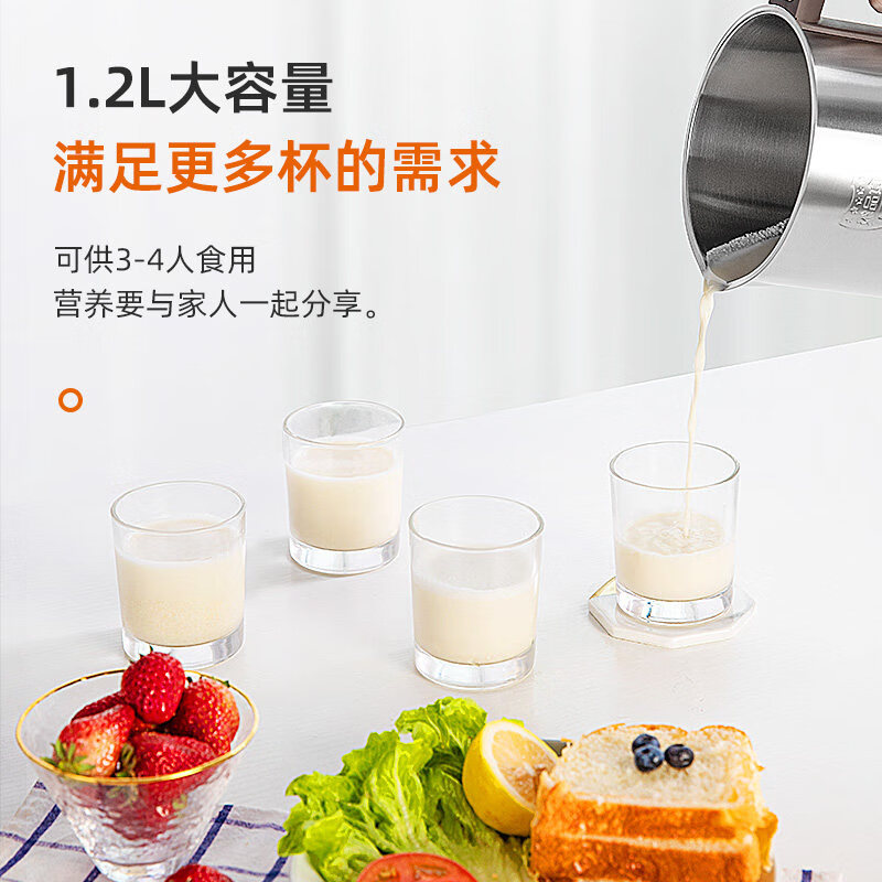 九阳 （Joyoung ）豆浆机破壁家用防溢小型迷你加热全自动免煮DJ12E-A18