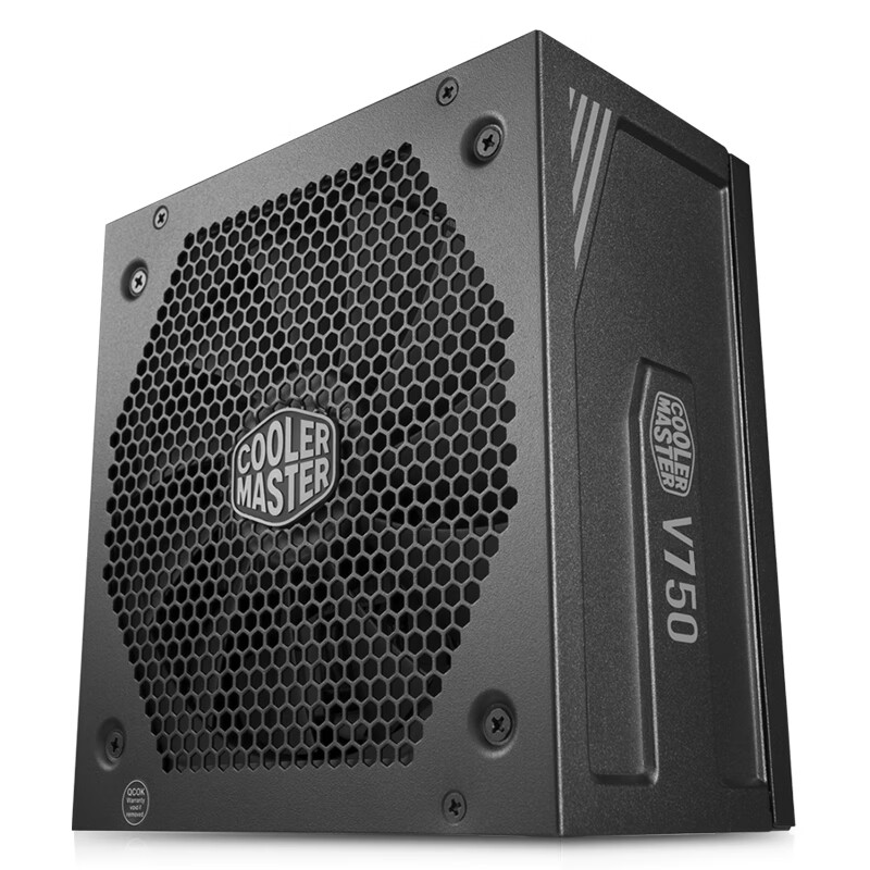 酷冷至尊(CoolerMaster)额定750W V750GOLD电源(金牌全模组/全日系电容/加强显卡线缆/质保十年/电脑组件)