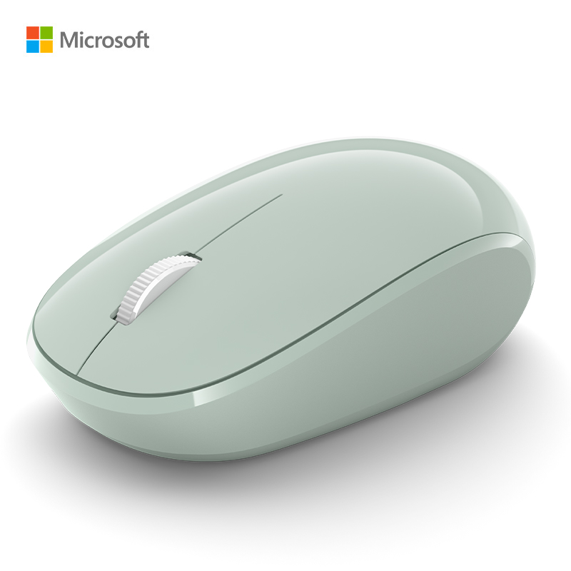 微软 (Microsoft) 精巧鼠标 薄荷绿 | 无线鼠标 蓝牙5.0 小巧轻盈 多彩配色 适配Win10、Mac OS和Android