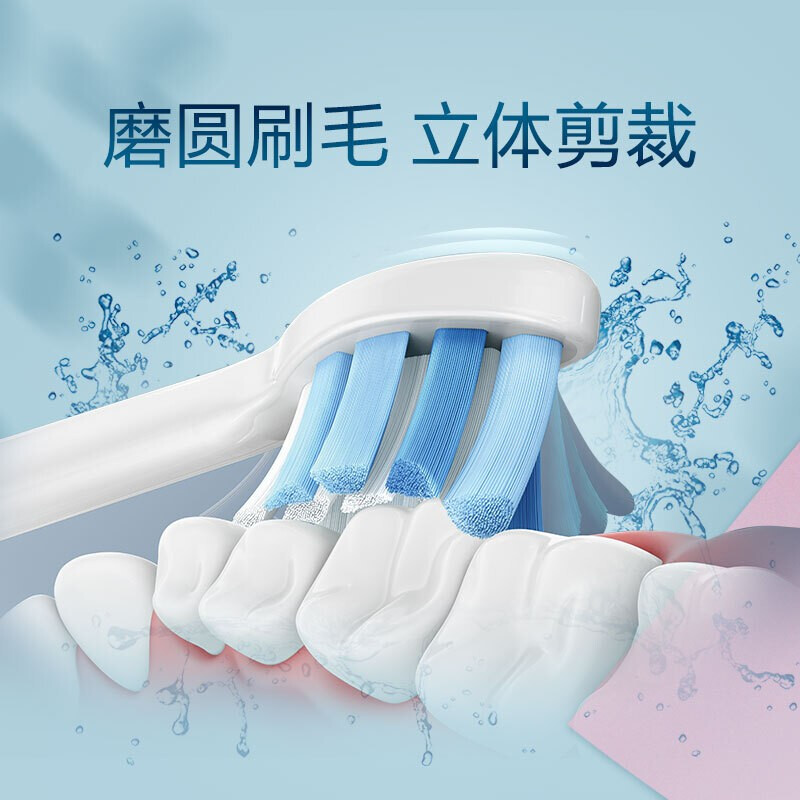 飛利浦(PHILIPS) 電動(dòng)牙刷頭適配HX3226HX6421HX6850HX6853HX6856 牙齦護(hù)理-HX9031/67-1支裝