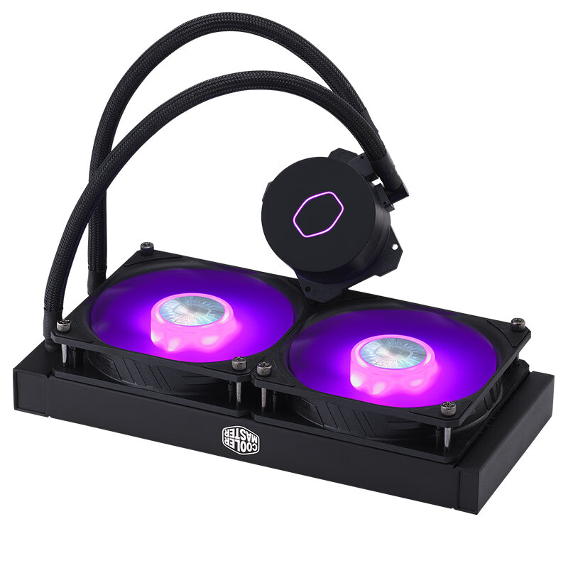 酷冷至尊（CoolerMaster）冰神B240RGB CPU水冷散热器(支持I9 2066、AM4/双腔水泵/微流道设计/均衡型风扇)