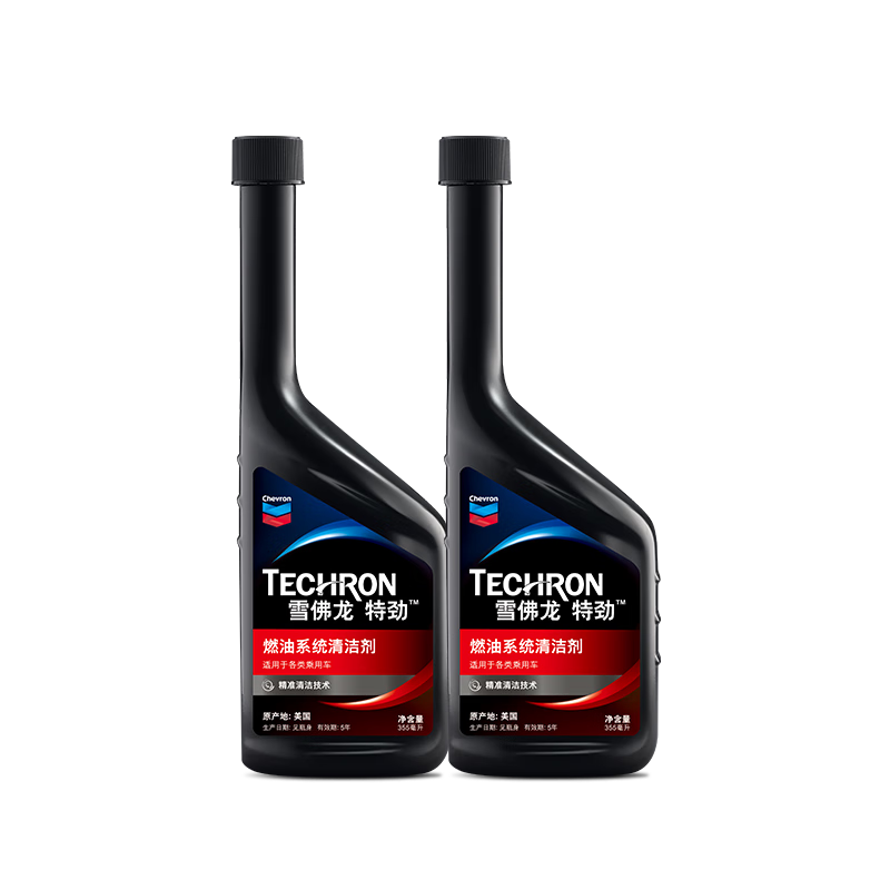 详解雪佛龙官方原装特劲tcp汽油添加剂除积碳燃油宝355毫升2瓶装汽车