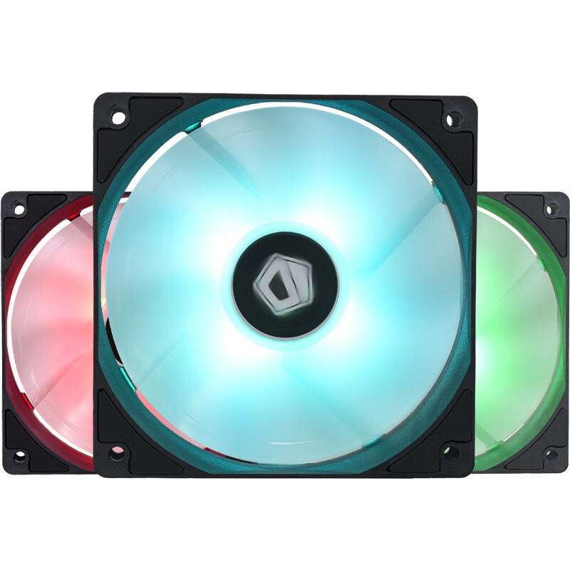 ID-COOLING XF-12025-RGB TRIO 三件装同步RGB温控风扇 专业水冷/风冷散热器风扇