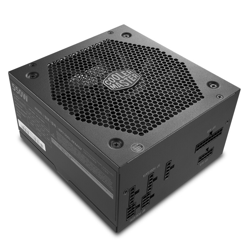 酷冷至尊（CoolerMaster）额定550W V550GOLD电源(80金牌/全模/全日系电容/加强显卡线缆/风扇启停/质保十年)