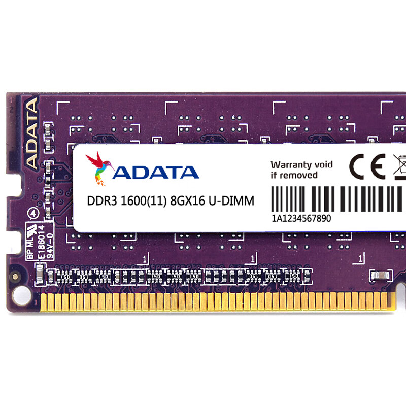 威刚（ADATA）8GB DDR3 1600  台式机内存 万紫千红