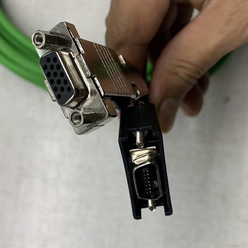 v90伺服电机编码器线6fx3002-2ct20-1af0动力线5ck01抱闸线 绿色编码