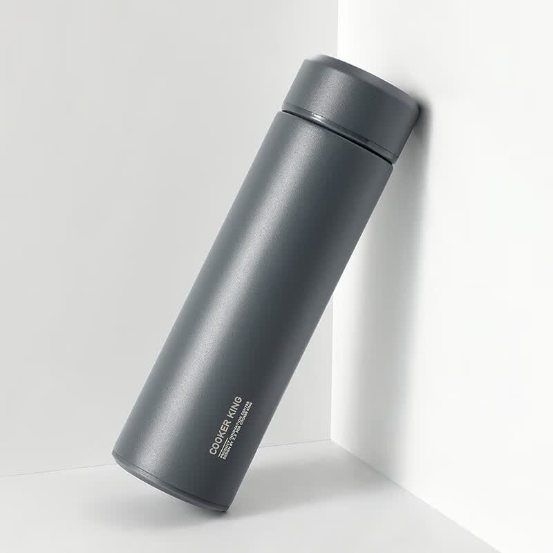 cooker king 炊大皇 304不锈钢保温杯 灰色 450ml