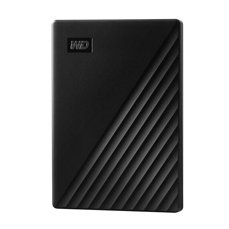 西部数据(WD) 5TB USB3.0 移动硬盘 My Passport随行版 2.5英寸 黑色 大容量 高速 加密 自动备份 兼容Mac