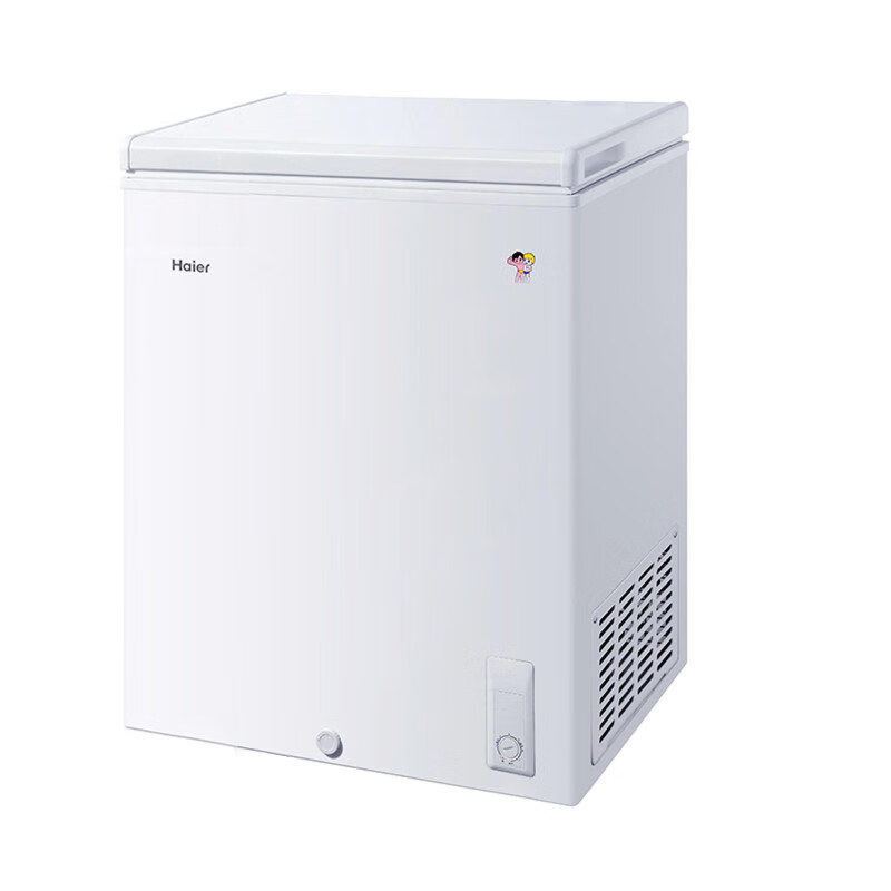 %title插图%num 海尔 Haier 143升家用冰柜冷藏冷冻转换冷柜 节能单温冰箱 BC/BD-143HDB