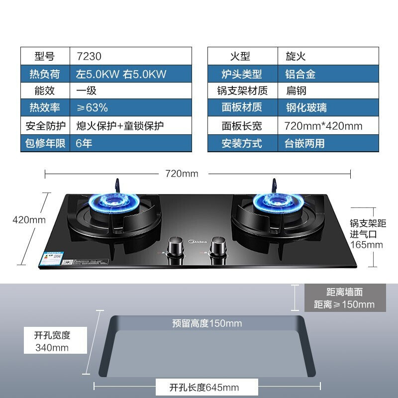 美的气灶和苏泊尔气灶比较哪个好？区别是什么？