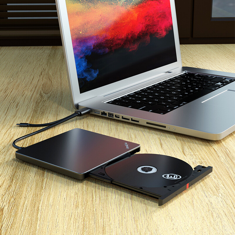 联想ThinkPad光驱 笔记本台式机USB type-c 超薄外置移动光驱DVD刻录机 超薄USB/TYPE-C双接口【TX800】