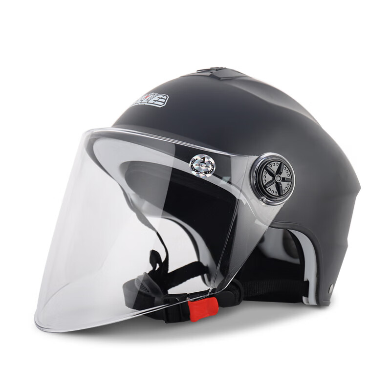 gille t61 电动摩托车头盔 单镜片黑色