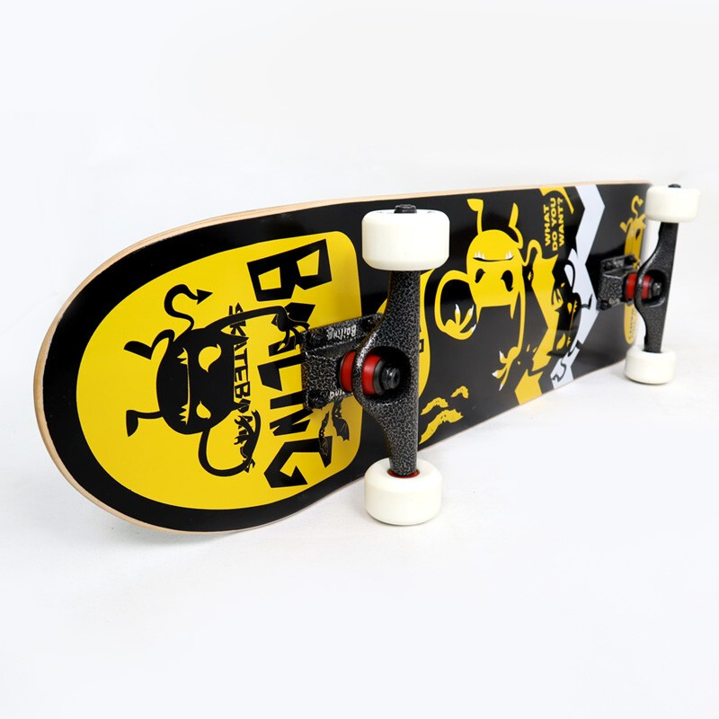 沸点滑板播零boiling初学者青少年成人儿童男女生刷街整板公路双翘