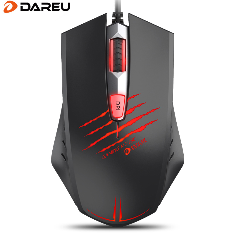 达尔优(dareu) LM109 鼠标 游戏鼠标 电竞鼠标 鼠标有线  黑色