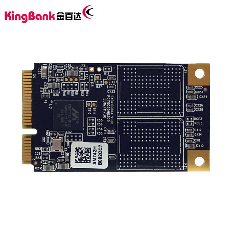 金百達(dá)（KINGBANK） 64GB SSD固態(tài)硬盤 MSATA接口 KM100系列