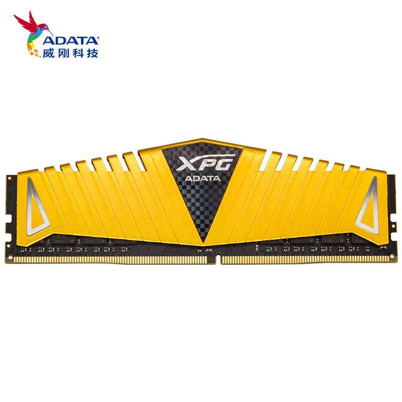 威刚（ADATA）16GB DDR4 3000  台式机内存 XPG-Z1 游戏威龙(金色)