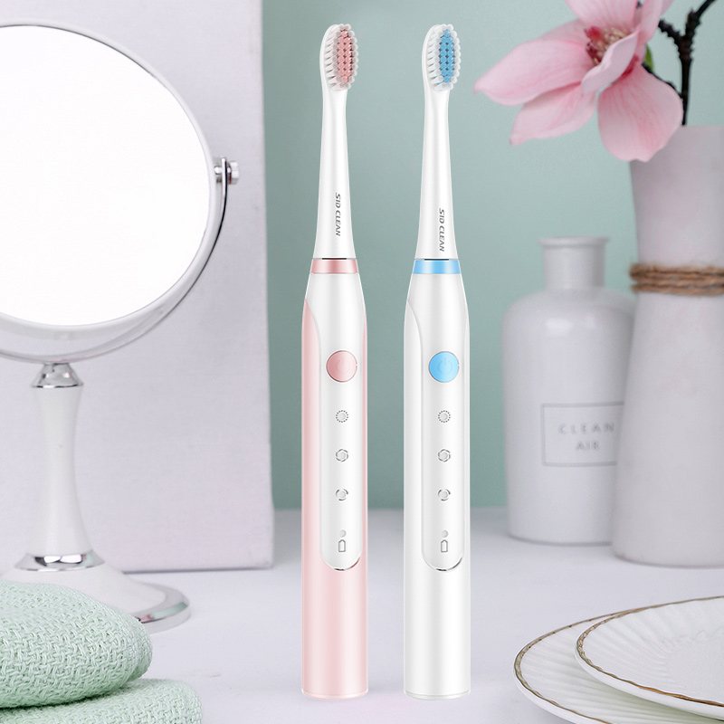 超人（SID）电动牙刷 防水震动牙刷 快速充电男女成人家庭通用 RT710 粉色款