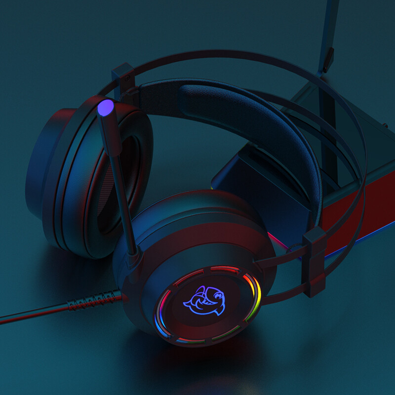 斗鱼（DOUYU.COM）DHG160游戏耳机 虚拟7.1声道 头戴式耳机 电竞耳机 游戏耳麦吃鸡耳机USB游戏耳麦黑色耳机