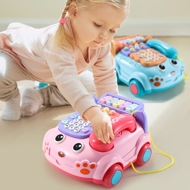 育儿宝（YuErBao）儿童玩具电话机婴儿女孩男孩2岁宝宝1-3岁 5220礼品