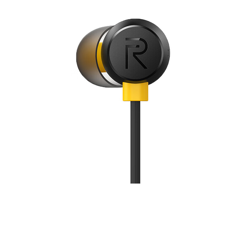 realme 真我原耳耳机 三键线控带麦磁吸 低音增强入耳式 耳机 苹果荣耀小米通用 黑色