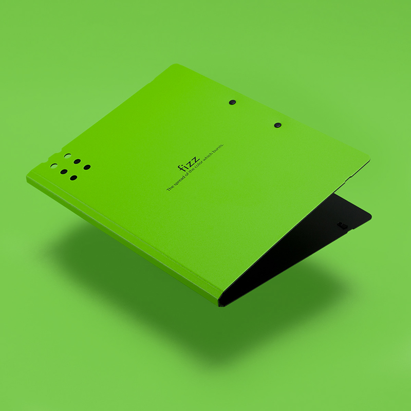 飞兹(fizz)试卷夹A4加厚款/文件夹板/资料夹/办公用品 绿色A6382
