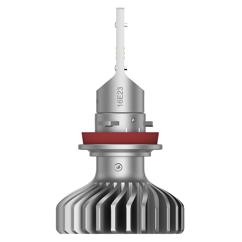 飞利浦(philips)led h11汽车灯泡大灯2支装 增亮200%酷炫白光6000k
