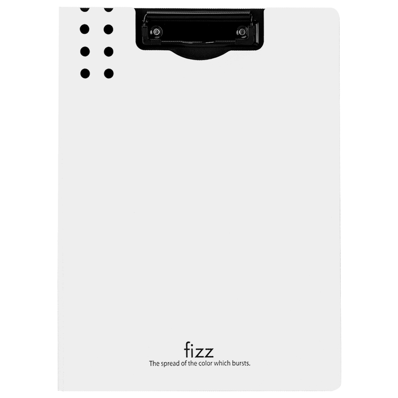 飞兹(fizz)高质感A4竖式加厚文件夹板/彩色资料夹/办公用品 白色A6381