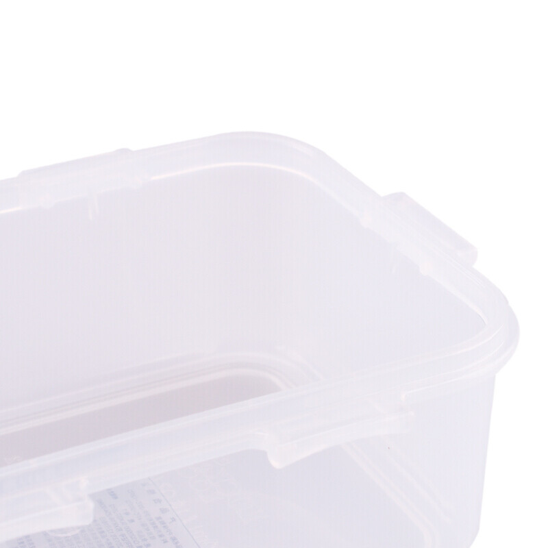 乐扣乐扣 大容量塑料保鲜盒套装微波炉饭盒密封便当盒餐盒零食品水果盒厨房冰箱冷冻储物收纳整理盒子 1.2L*2