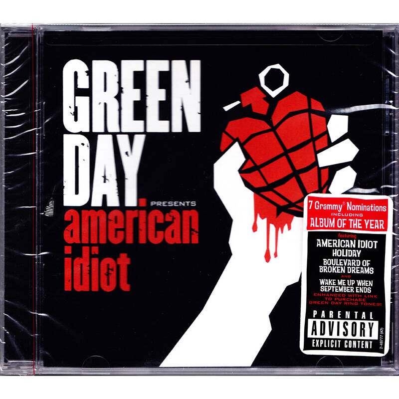 绿日乐队 green day american idiot cd