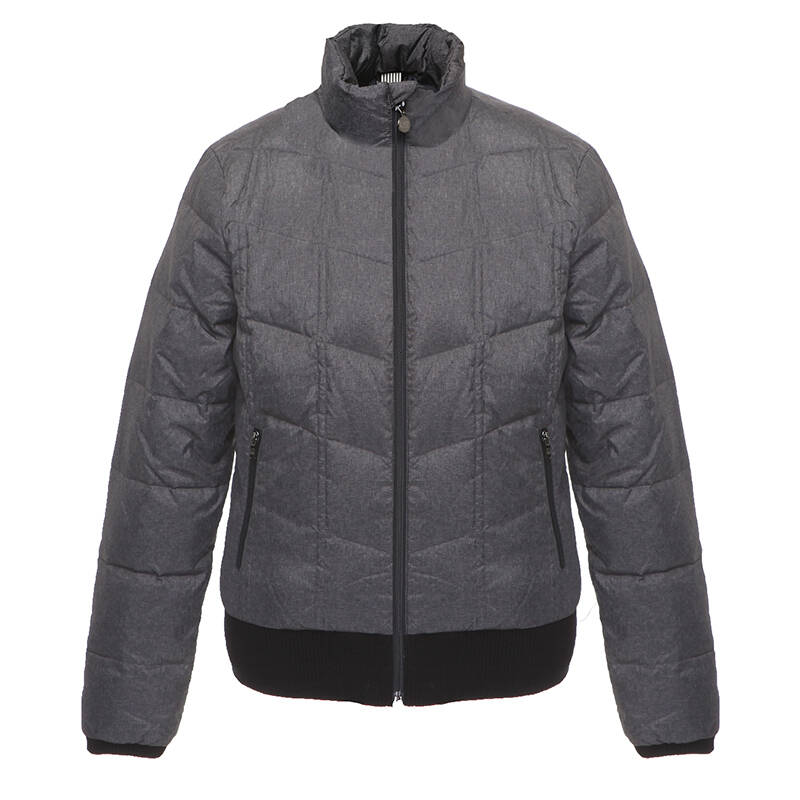 阿玛尼(armani)灰色立领休闲男士羽绒服 yh430304 灰色 m